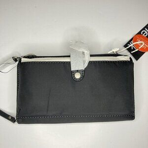 NWT The Sak Esperato Nylon Black Crossbody Bag Organizer Waller